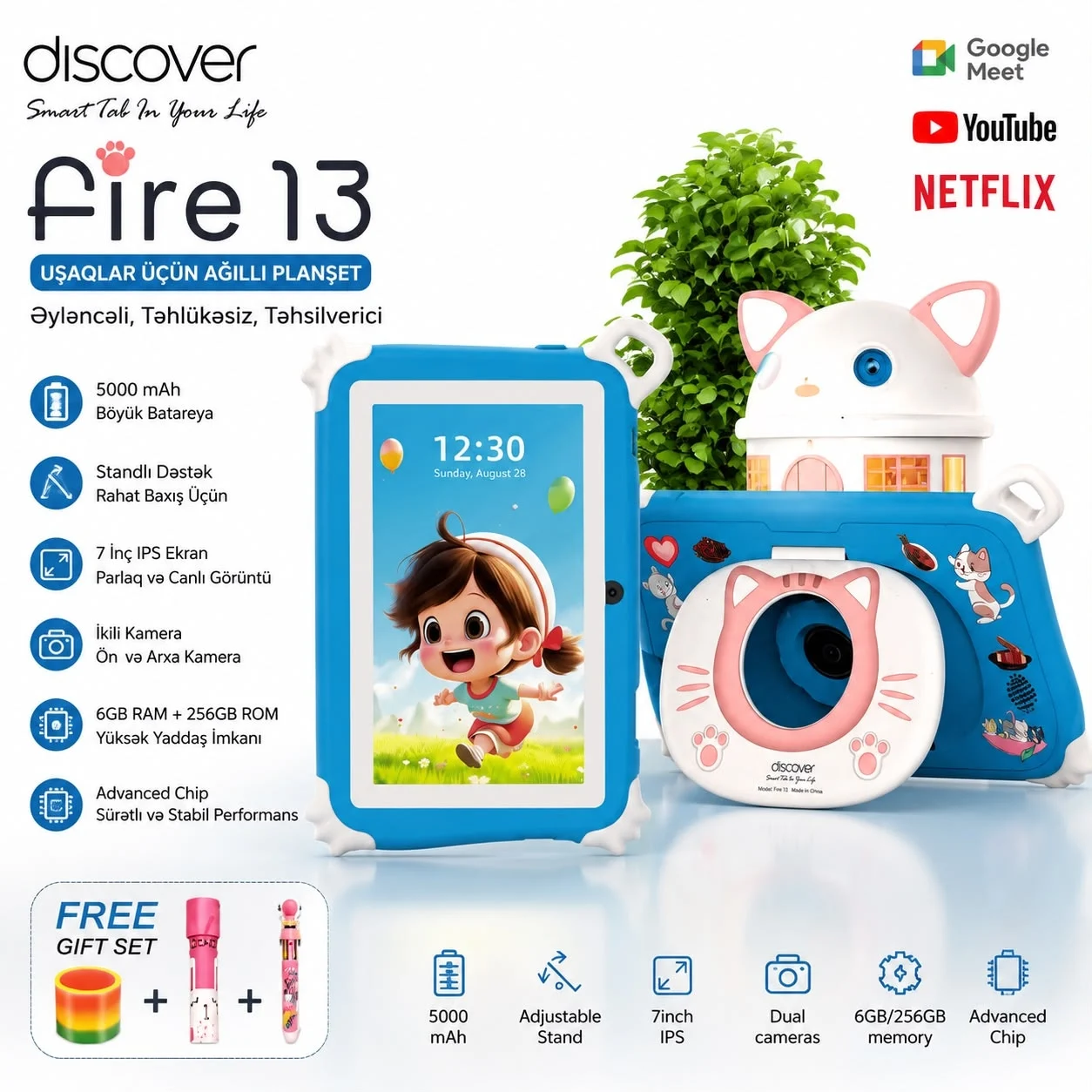 Uşaq Planşeti Discover Fire 13 