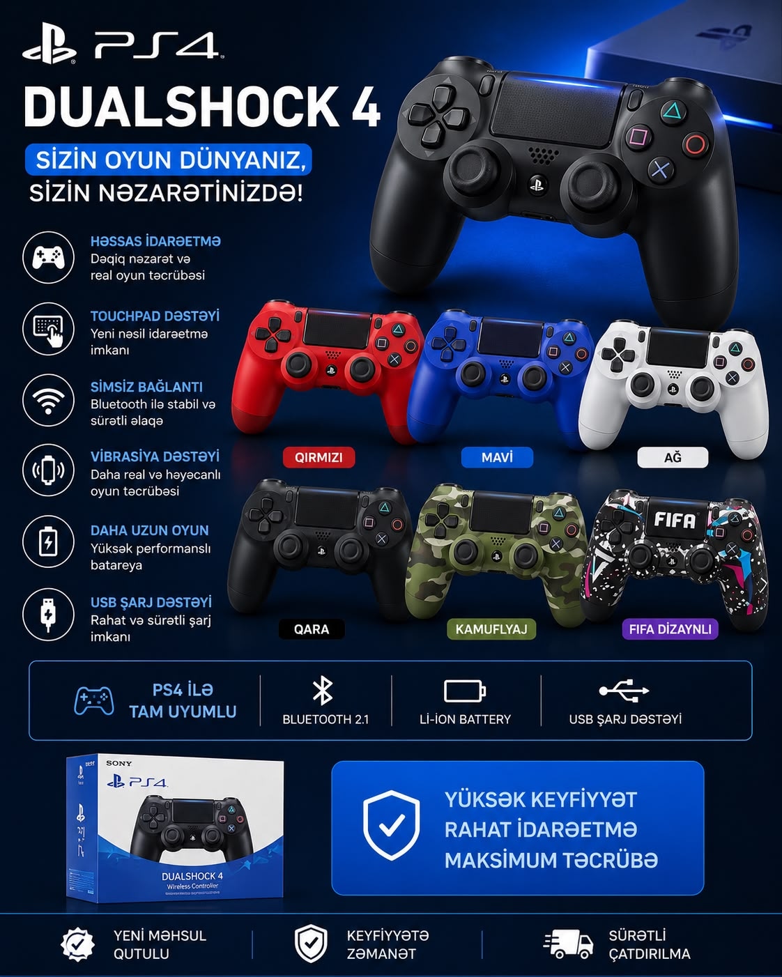 PlayStation 4 DualShock 4 Pultu