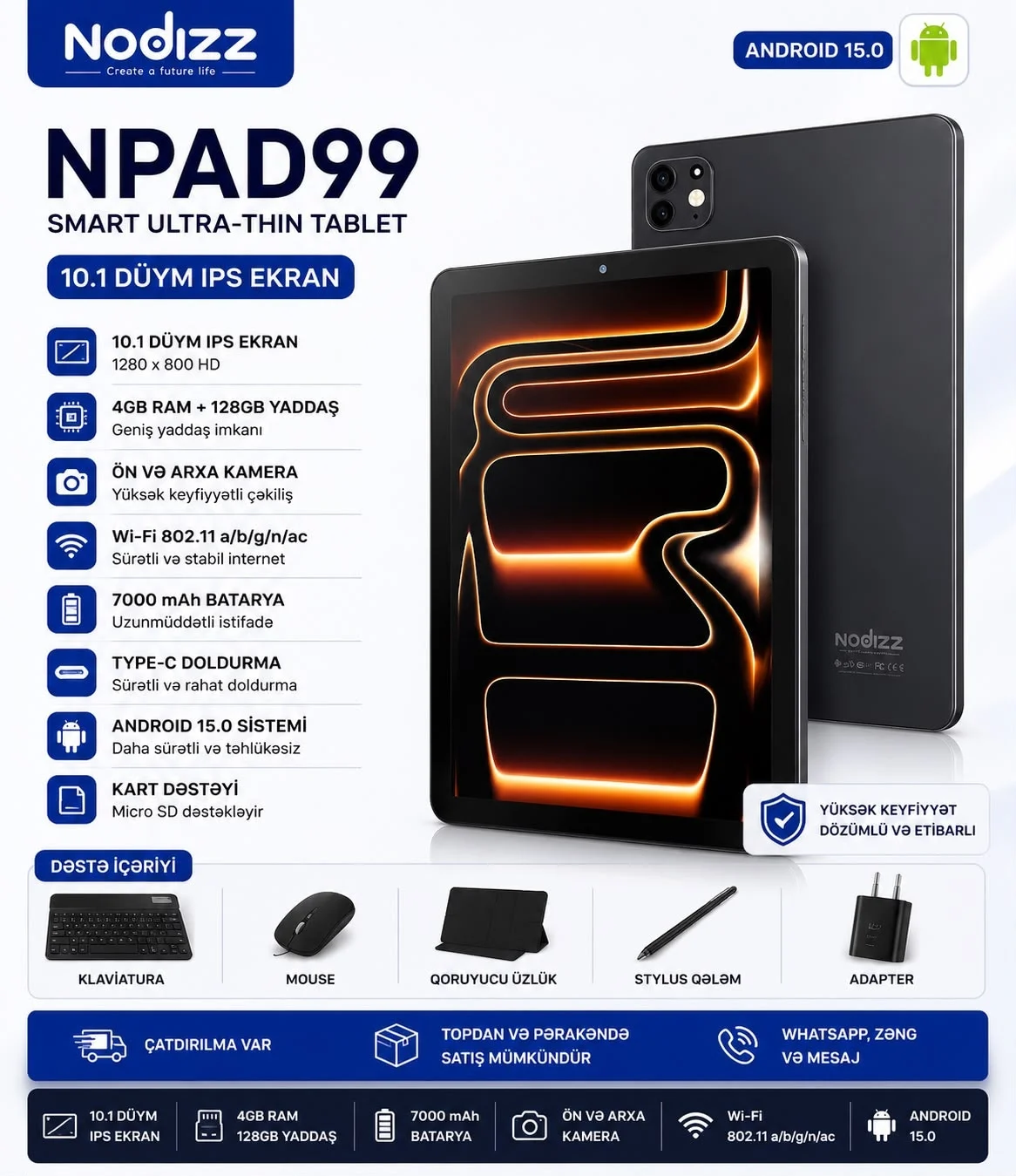 Planşet Nodizz NPAD99 