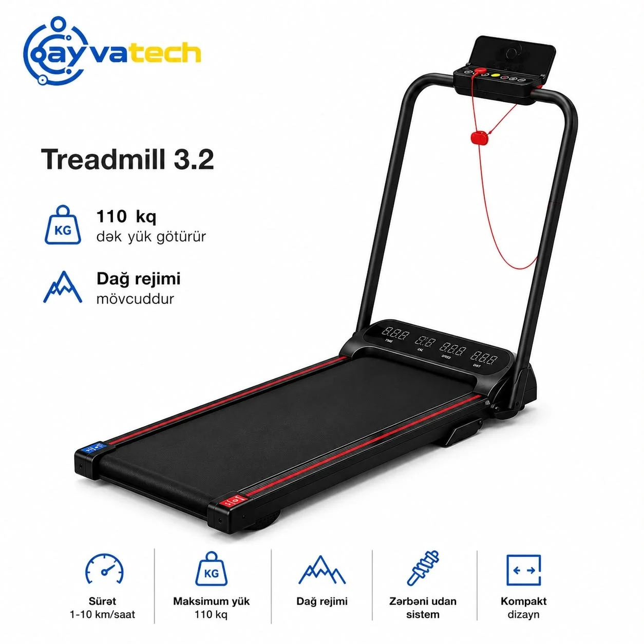 Qaçış trenajoru Treadmill 3.2